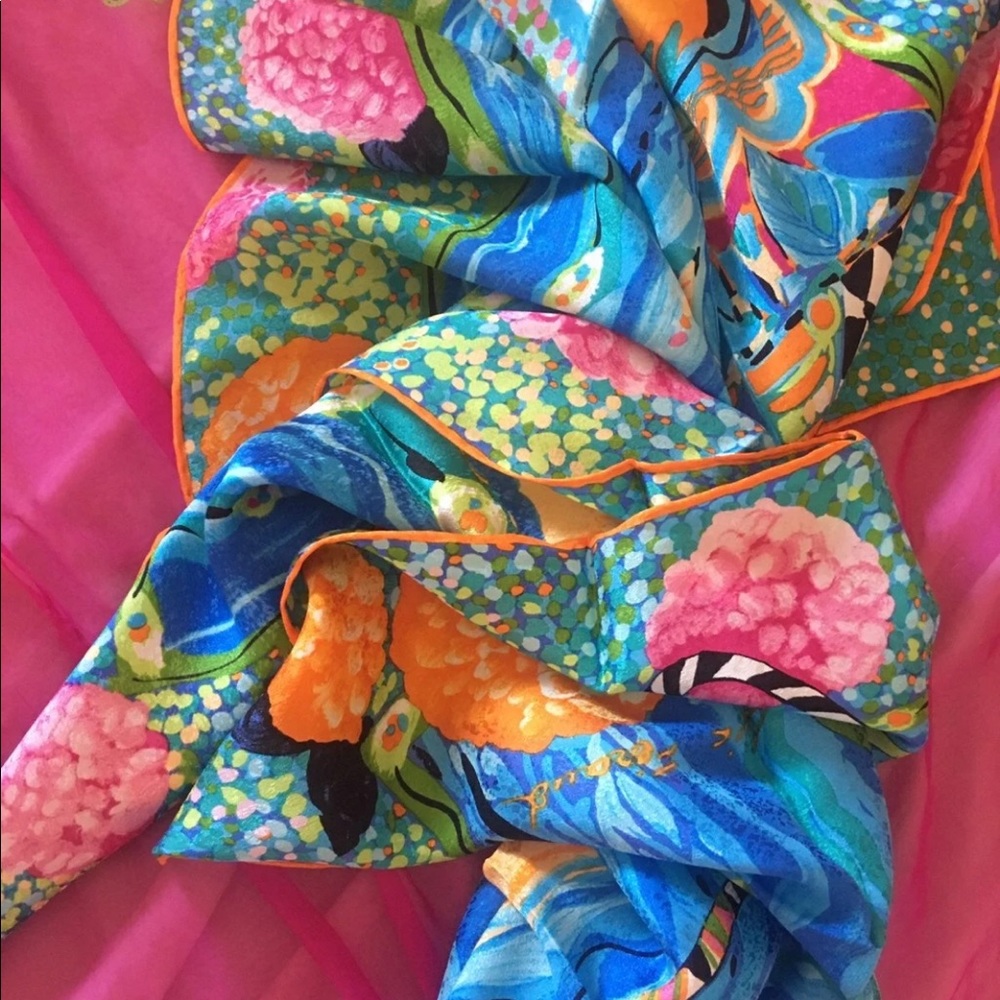 louis feraud silk scarf vintage - Picture 4 of 10